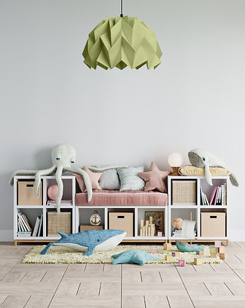 Lampa wisząca origami ICEBERG L anyżowa, Ynska