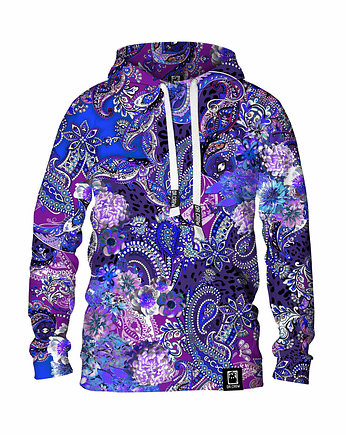 Damska Bluza z kapturem DR.CROW Purple Paisley, DrCrow