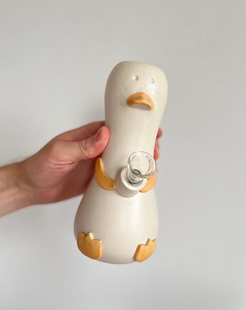 BONGO ceramiczne  GĘŚ, lufka, fajka wodna, Bliss.