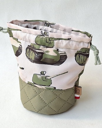 Kosmetyczka worek  mini " czołgi ", tacy duzi