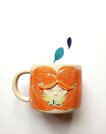 Kubek ceramiczny ruda wróżka, Ryte Gary