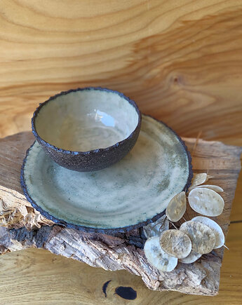 Ceramiczny zestaw śniadaniowy, DUET CERAMIKA