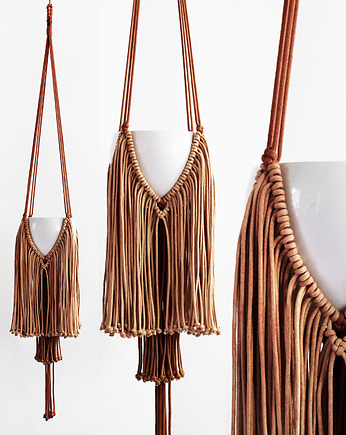 Duży kwietnik 'CASCADA' beige, MAJAMI studio