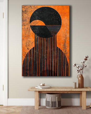 Geometria natury - Obraz na płótnie - Druk Blejtrama, Minimalizm, Loft #84, Black Sapphire Art