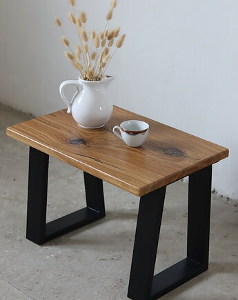 Stolik kawowy live edge loft mini, Ohwood manufaktura