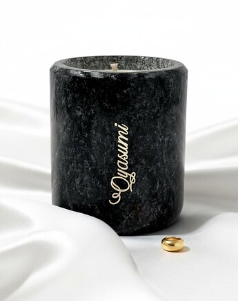 Świeca zapachowa z wosku oliwnego Dubajskie Piaski - Luxury Stone, Oyasumi