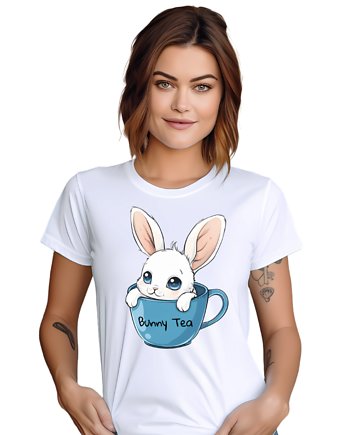 Koszulka zając t-shirt królik, EvienArt