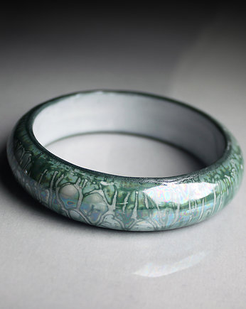 Mchowa/bransoleta porcelanowa