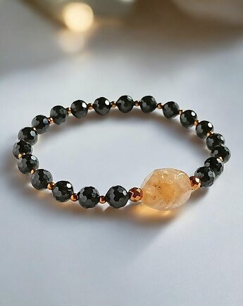 OCHRONA - BOGACTWO - efektowna bransoletka, kaktusia