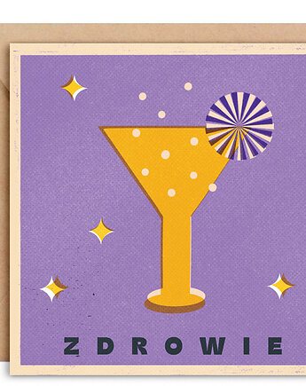 Kartka Zdrowie + koperta, MUKI design