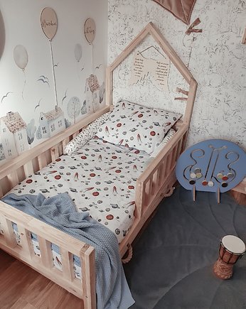 Pościel z wypełnieniem Misja Kosmos 100x135 wersja jasna + worek, dare2dream