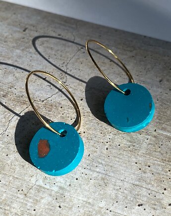 Okrągłe  kolczyki na cienkich kółkach, FORMIARZ