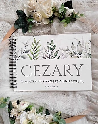 Album drewniany, pamiątka komunijna, księga gości, LOO LOO DREAM