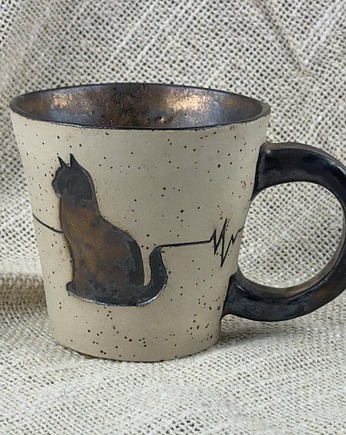 Kubek z kotem, ceramika_surudo