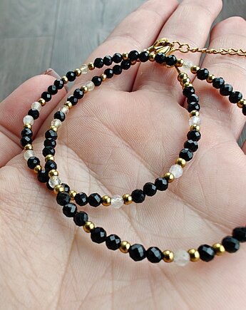 Choker turmalin cytryn, NESSING handmade