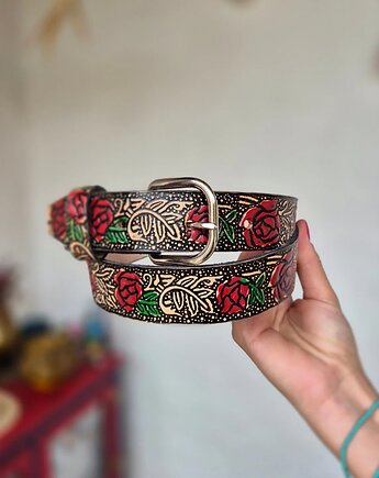 Pasek skórzany Rosas, SempreArte