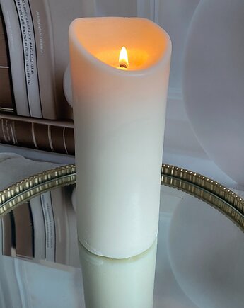 Świeca ekologiczna sojowa dekoracyjna walec "Rustic" 180x75mm, Coccola JEWELLERY