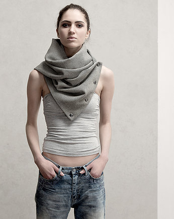 Kamizelka Szal Komin Tuba Etola Tweed STRIPE, CADOaccessories