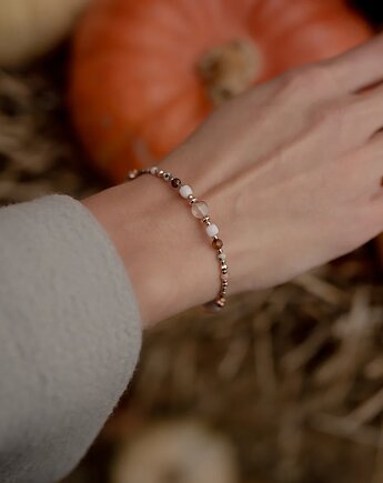 Bransoletka z Agatem Opalem i Jaspisem, w hand works