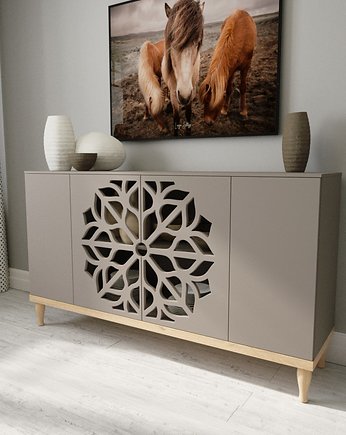 Komoda MALVA KM160F  TAUPE, B2design