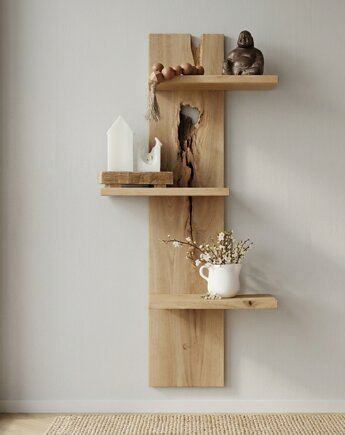 Dębowa półka ścienna, Ohwood manufaktura