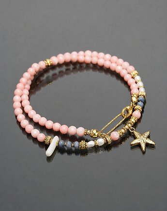 Sea collection - Koral pink vol. 2 - choker  12.04.26, KiKa pracownia