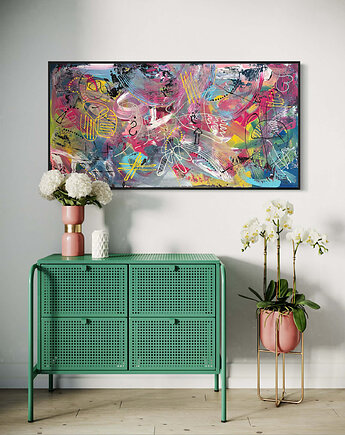 Obraz "My playground" 120x60, Anna Maria Majkutewicz