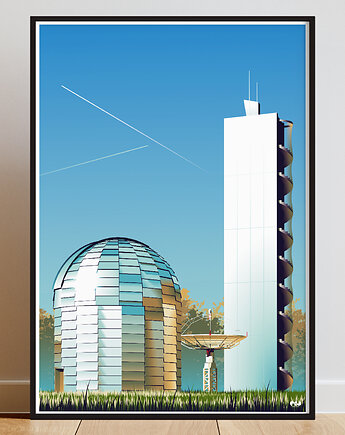 Plakat Planetarium Śląskie - Beyond, OKO MI SKOKO