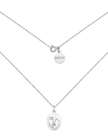 Srebrny medalion Face N2, SOTHO