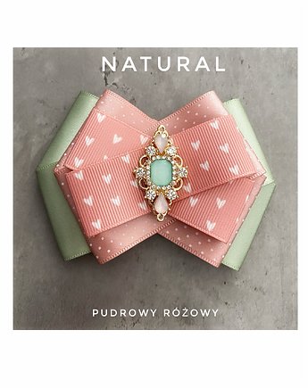 Brosza z kolekcji NATURAL  New, Pudrowy Różowy