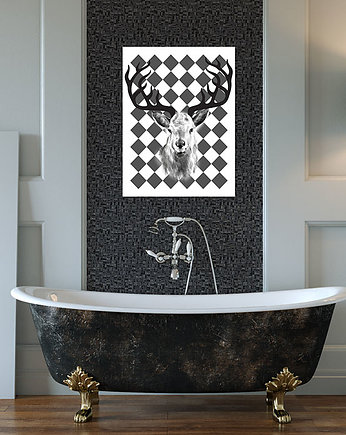 OBRAZ NA PŁÓTNIE -  70x100 HIPSTER, LUdesign gallery