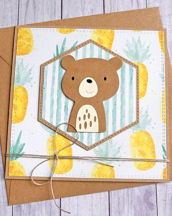 MIŚ ananasek : kartka uniwersalna, kaktusia