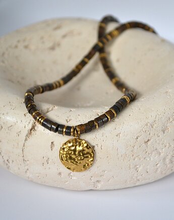 Choker z bronzytu z zawieszką, Messme