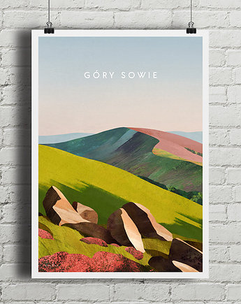 Plakat Malownicze Góry Sowie, minimalmill
