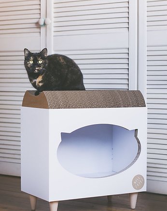TVcat domek+ drapak dla kota, Misspaper