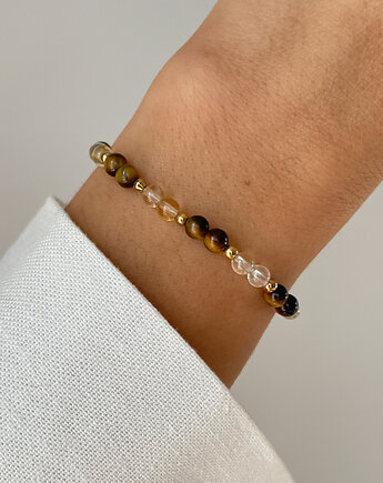 Talizman Odwagi Dobrobytu - Tygrysie Oko, Cytryn, Bring Biżuteria