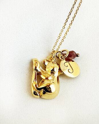 Naszyjnik z misiem koala, złoty miś koala, Anemon Atelier