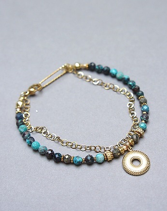 Turkus vol. 22 - bransoletka -  Szlachetna kolekcja /06.02.26/, KiKa pracownia