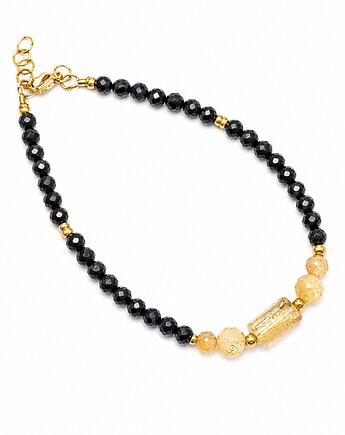 Bransoletka turmalin cytryn, NESSING handmade