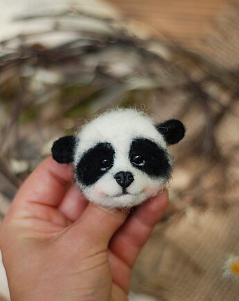 Panda- broszka, BoboLobo Handicraft