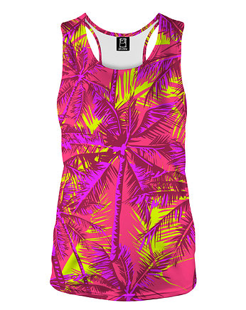 DR.CROW Bokserka Top Neon Palm Pink, DrCrow