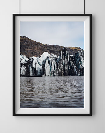 Lodowiec, Islandia, plakat, fotografia, plik cyfrowy, Katarzyna Angielska