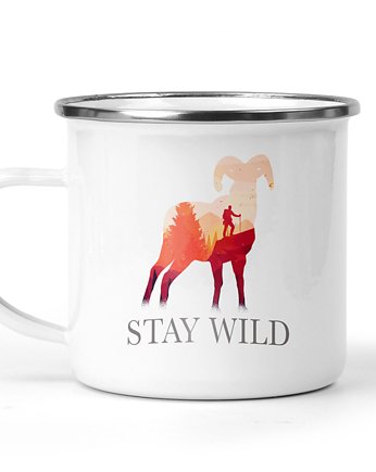 Kubek metalowy stay wild, Kreatywny Warsztat