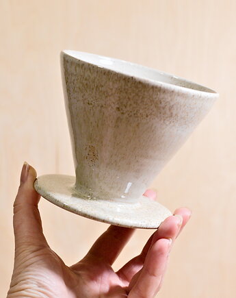 Dripper do kawy v60 - piasek, Koło i Piec