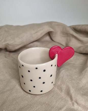Kubek ceramiczny SERDUSZKA, krusz art