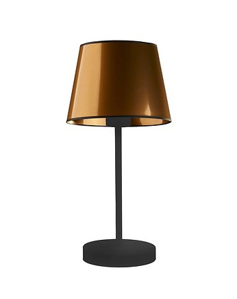 Czarna lampa stołowa w stylu loft SIENA MIRROR, LYSNE