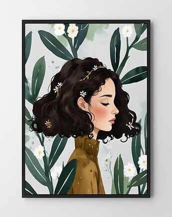 Dziewczyna - plakat/ilustracja, HOG STUDIO