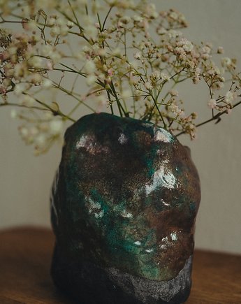 Unikalny wazon ceramiczny na kwiaty / suszki, Kulikowska Ceramics