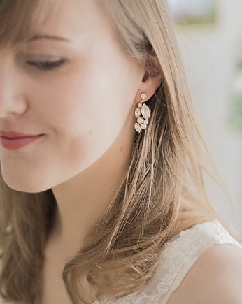 Kolczyki z perłami Swarovskiego , Anelis Atelier