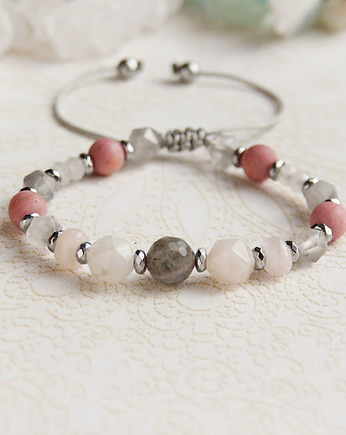 Amulet - MIŁOŚĆ vol.2 - kwarc, rodonit, kaktusia